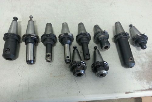 LOT OF 10 MISC. CAT 40 TOOL HOLDERS