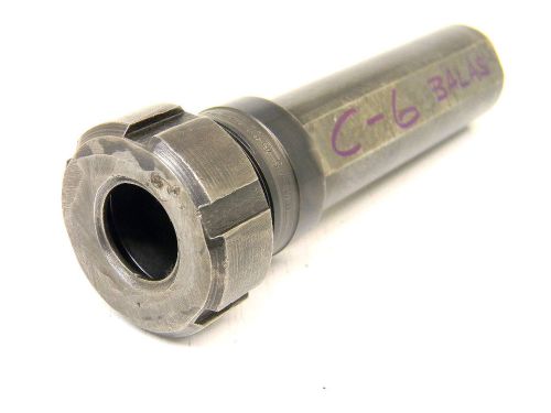 USED BALAS C-6 FLEXI-GRIP COLLET CHUCK with 1.25&#034; SHANK (S10-4&#034;-C6-1)