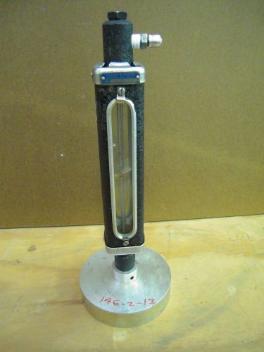 Fischer &amp; Porter W1-1022/4 Gas Flowmeter Flow meter with Base