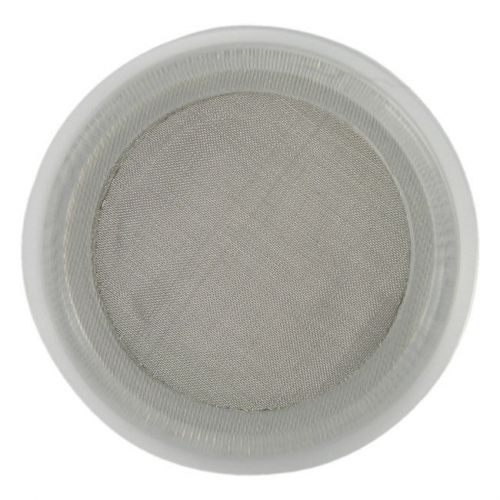 Platinum silicone sanitary tri-clamp screen gasket, clear - 2.5&#034; w/ 60 mesh for sale