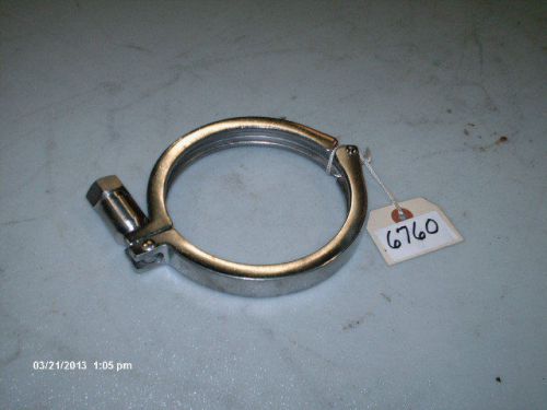 Tri-Clover Type S/S Sanitary HD Flange Clamp 4&#034; (NEW)