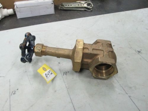 Powell rising stem brass gate valve 2&#034; fnpt fig #2714 (new) for sale