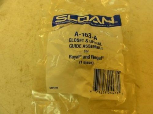 14708 New-Unopened, Sloan A-163-A Closet and Urinal Guide Ass.