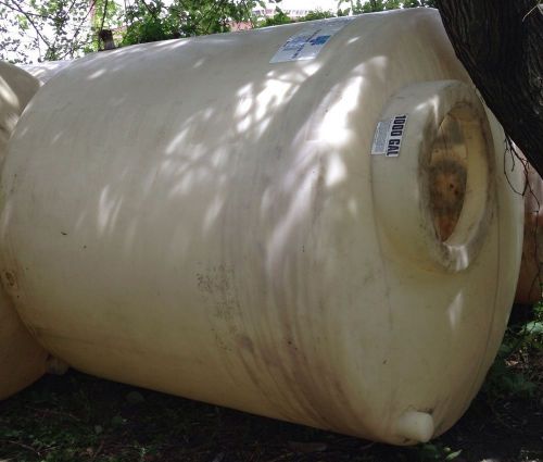Used 1000 Gallon Plastic Tank, Four Available