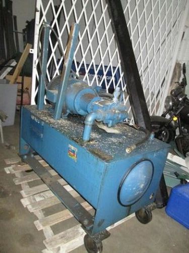 Pabco fluid power hydraulic power pack  15hp  on wheels nice shape! for sale