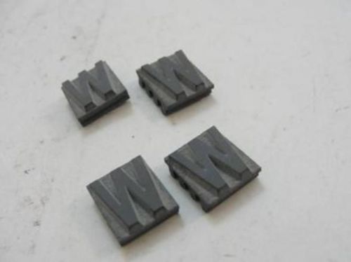 31120 New-No Box, Kiwi Coders E006482-W LOT-4 Letter Style &#034;W&#034;, 9/16&#034; by 1/2&#034;