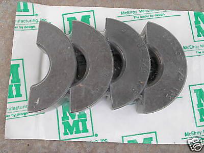 McElroy 3/4&#034; Insert Set Pipe Fusion Poly Tool NEW! 2LC