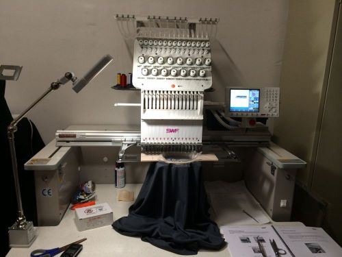 SWF 1501T SINGLE HEAD EMBROIDERY MACHINE-Less than 1 year old! SHIPPING INCLUDED