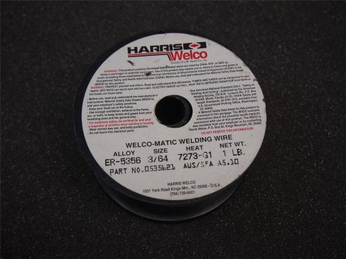 Welco-matic er5356 welding wire 3/64&#034; for sale