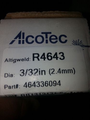 R4643 Alcotec 4643 Tig Rod 3/32&#034; dia. 36&#034; x 10lb box at less than 1/2 price