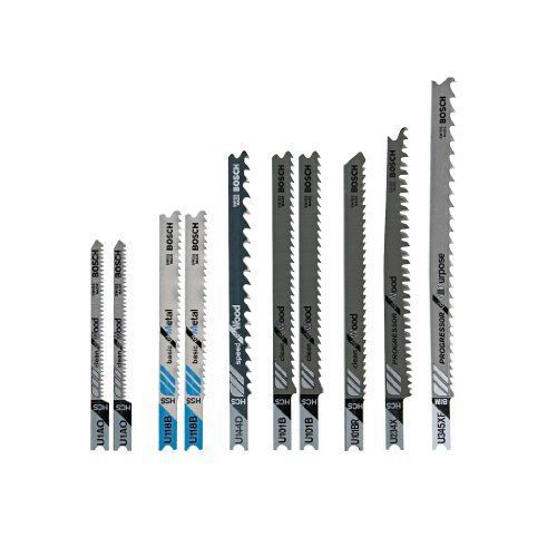 Bosch u10rc mixed u-shank jigsaw blade assortment set, 10-piece for sale