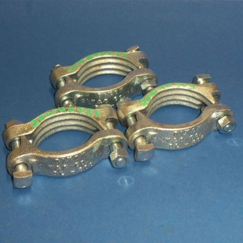 Dixon 2 3/4&#034; - 3 1/16&#034; double bolt hose clamp dl-306 nnb lot of 3 for sale