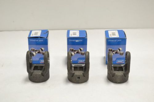 LOT 3 NEW SKF 10-0452 YOKE SQUARE HOLE 1IN DIA 1000 SER UNIVERSAL JOINT B201206