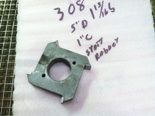 1-13/16 b 1 cut 5 dia 308 Shaper cutter straight rabbet dado Carbide tipped