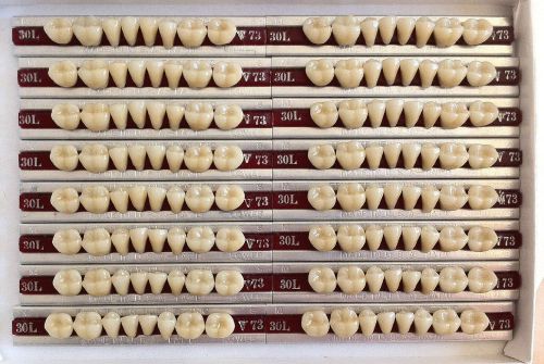 Dentsply New Hue Dentist Dental Lab Porcelain Denture Teeth - 30L  L   73