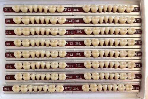 Dentsply New Hue Dentist Dental Lab Porcelain Denture Teeth - 30L  L   73