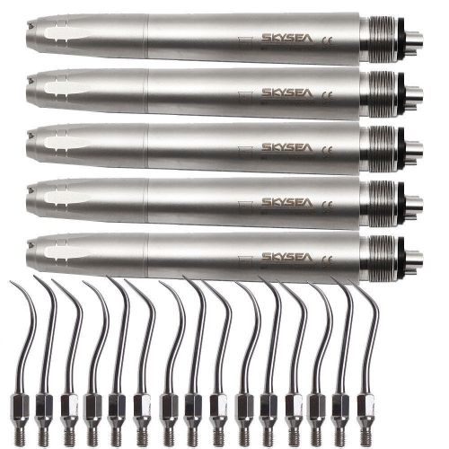 5pcs dental ultrasonic sonic perio air scaler handpiece hygienist 4-hole nsk top for sale