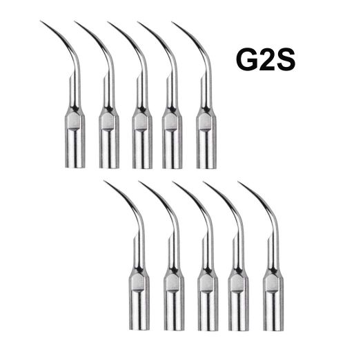 10pcs G2S Dental Ultrasonic Piezo Scaler Scaling Tips Hanpiece f SATELEC NSK DTE