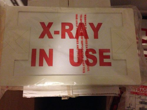 NEW &#034;X-Ray In Use&#034; Lighted Info Sign