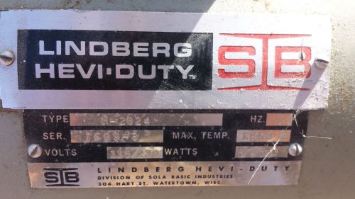 Lindberg Hevi Duty Tube Furnace