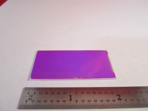 Optical sample coating on glass slab as is  laser optics bin#8x-4-119 for sale