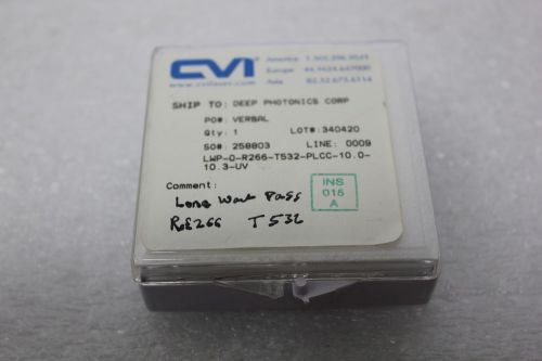 CVI LONG WAVE PASS DICHRONIC BEAMSPLITTER LWP-0-R266-T532-PLCC-10.0-10.3-UV 8365