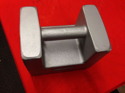 Cast Iron Painted Grip HandleTest Weight, 50lb Mass, NIST/Calibration