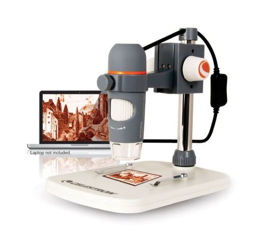 Digital Microscope Pro 5 MP Handheld High Resolution Bugs 3D Specimens Celestron