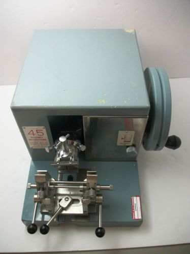Lipshaw 45 Rotary Microtome with Specimen and Blade holder