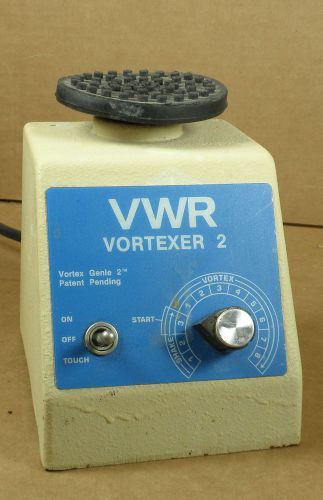 Vwr/ scientific industries vortexer 2 vortex genie 2 g-560 with plate top for sale