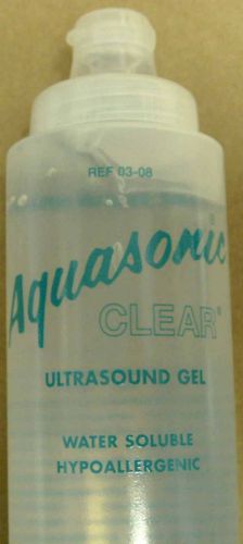 2x parker ref 03-08 labs aquasonic clear ultrasound gel 8.5 oz, 0.25 liter for sale