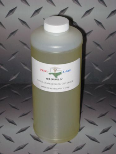 Tex Lab Supply 1 Liter Grape seed Oil USP Grade - Sterile
