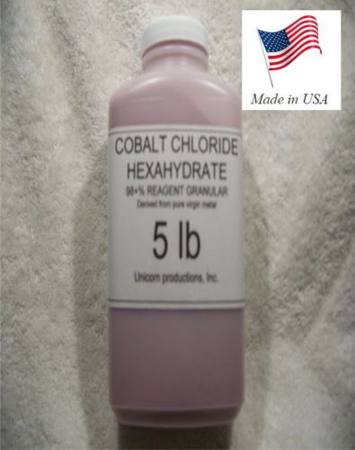 Cobalt(II) Chloride-Hexahydrate Granular - 5 Lbs- 98+% reagent