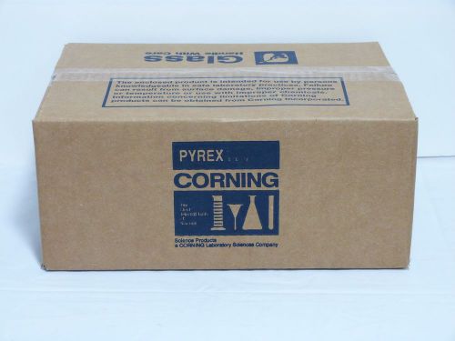 421430 new corning 4980-250 pyrex narrow mouth erlenmeyer flask, 250ml, box-12ea for sale