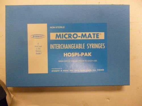 Micro-Mate Interchangeable Luer Needle Lock Syringes    L240