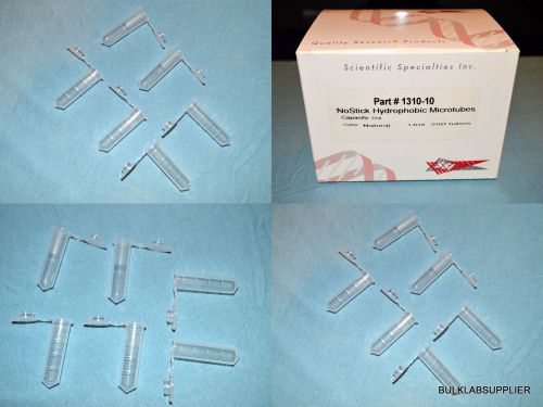 2.0 ml Microtubes, Natural, Graduated w/ Marking Spot, Conical  SSI 1310-10
