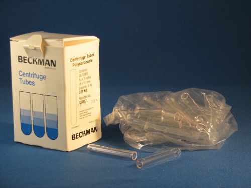 Beckman polycarbonate centrifuge tubes 1ml # 355657 (qty 25) for sale