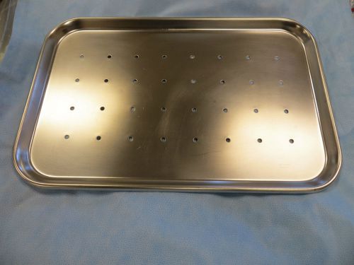 Polar ware perforated stainless instrument  mayo tray, 19&#034; x 12-1/2&#034; x 3/4&#034; for sale
