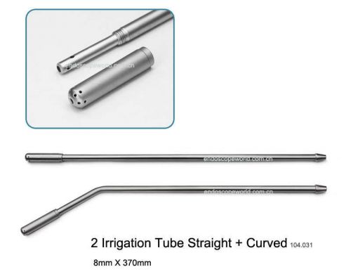 2 Brand New 8X370mm Irrigation Tubes Laparoscopy
