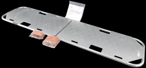 Ferno 60 71.5” Aluminum Folding Long Backboard Emergency Stretcher w/Straps