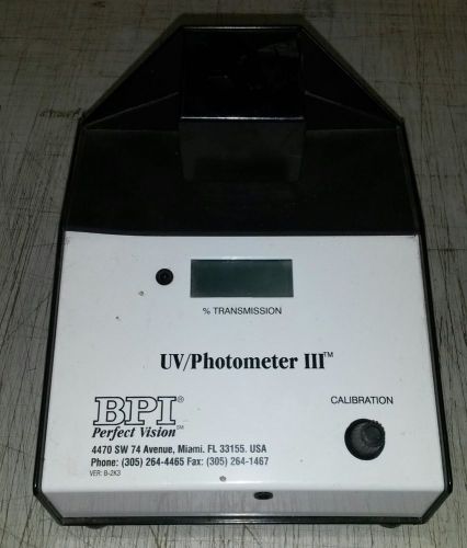 BPI PHOTOMETER III, UV DIGITAL, USED