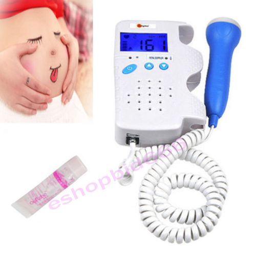 Sale new stype lcd display fetal doppler baby heart monitor 3mhz with speaker ce for sale