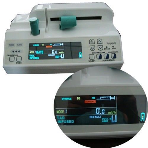 Human &amp; veterinay vet injection syringe pump rate /time/dose-weight control mode for sale