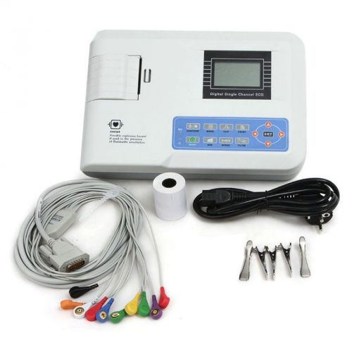 Portable Digital 1-channel Electrocardiograph ECG Machine EKG Machine EKG-901-2