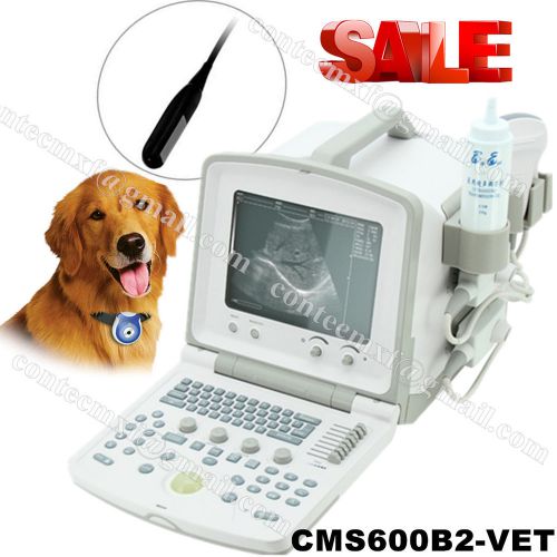 Promotion CMS600B2-VET Veterinary Ultrasound Scanner machine,7.5M Rectal Probe