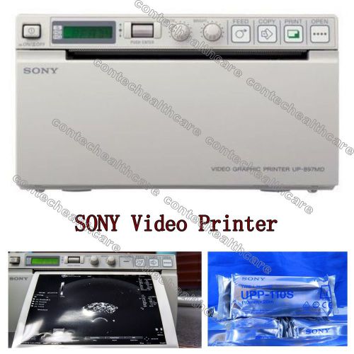 High-quality Sony UP-897MD black and white video printer,AV CABLE+1 ROLL paper