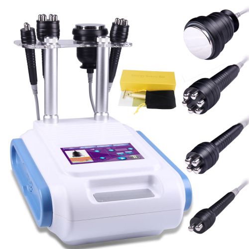 New 4-1 unoisetion cavitation cellulite removal bipolar 3d rf system+1pcs bb-24k for sale