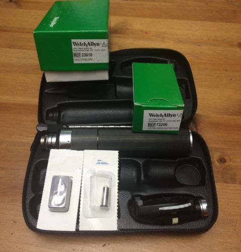 NEW Welch Allyn Diagnostic Set 3.5V Otoscope and Ophthalmoscope