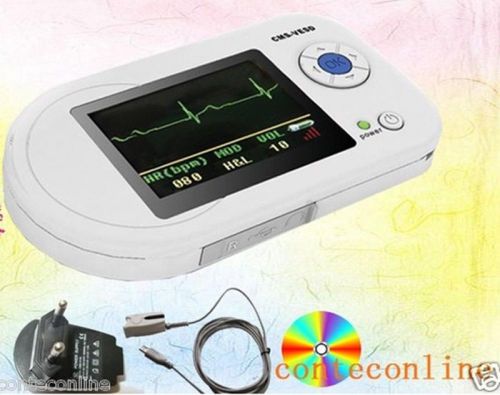 Cms-vesd multi-function visual electronic stethoscope+ ecg + spo2 probe for sale