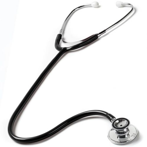 Stethoscope ultra sensitive dual head black 125 prestige medical nursing new d for sale